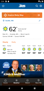 اسکرین شات 2 برنامه KING 5 News for Seattle/Tacoma