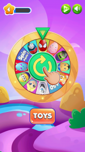 اسکرین شات 2 بازی Surprise Eggs Spinning Wheel