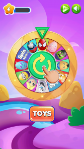 اسکرین شات بازی Surprise Eggs Spinning Wheel 2