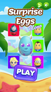 اسکرین شات بازی Surprise Eggs Memory 1