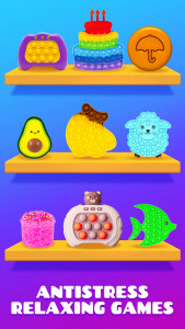 اسکرین شات 1 برنامه Antistress Relax Relief Games