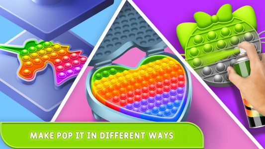 اسکرین شات 1 بازی DIY Pop-it Fidget Maker Toy