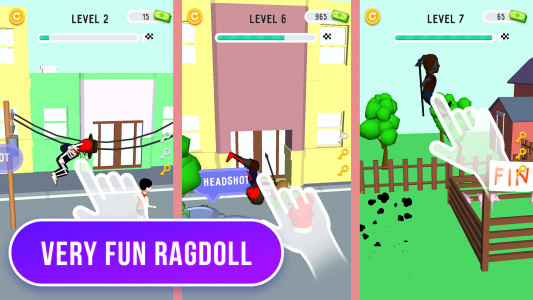 اسکرین شات بازی Ragdoll Simulator Fall Game 1