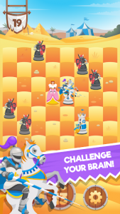 اسکرین شات بازی Knight Saves Queen - Brain Training Chess Puzzles 2