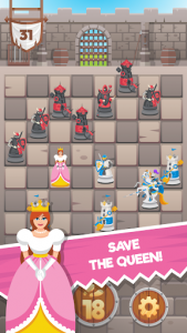 اسکرین شات بازی Knight Saves Queen - Brain Training Chess Puzzles 4
