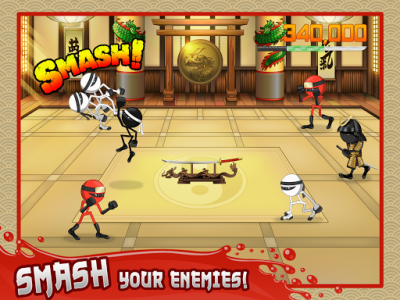 اسکرین شات بازی Stickninja Smash - Stickman Kung Fu Fighting 6
