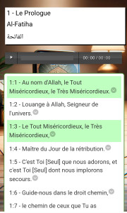 اسکرین شات 2 برنامه Coran Français