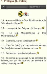 اسکرین شات برنامه French Quran Audio 3