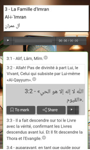 اسکرین شات 8 برنامه Coran Français