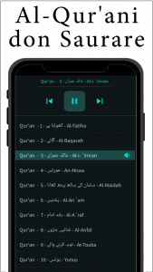 اسکرین شات 3 برنامه Hausa Quran - القرآن