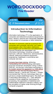 اسکرین شات برنامه All Document Reader: PDF, DOC 1