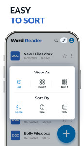 اسکرین شات 5 برنامه Word Reader Office Docs, Docx