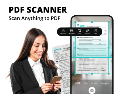 اسکرین شات 1 برنامه PDF Scanner : Document Reader