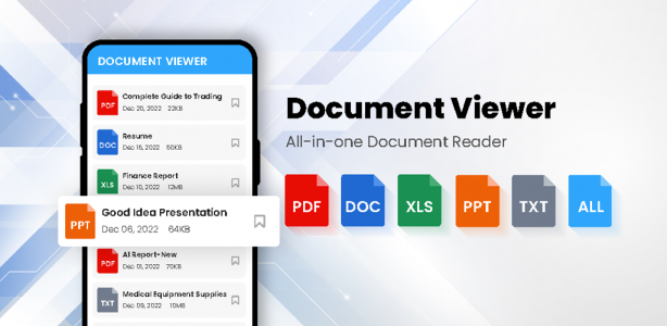 اسکرین شات برنامه All Document Reader & Viewer 8