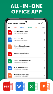 اسکرین شات 1 برنامه All Document Reader & Viewer