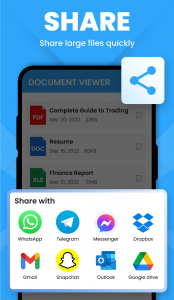 اسکرین شات برنامه All Document Reader & Viewer 7