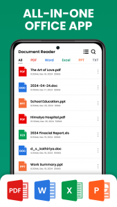 اسکرین شات برنامه All Document Reader & Viewer 1