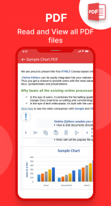اسکرین شات 2 برنامه All Document Reader and Viewer