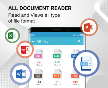 اسکرین شات برنامه All Document Reader: PDF, Word, Excel, Documents 1
