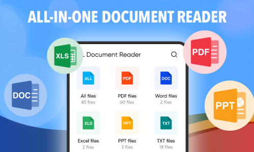 اسکرین شات برنامه All Document Reader and Viewer 1