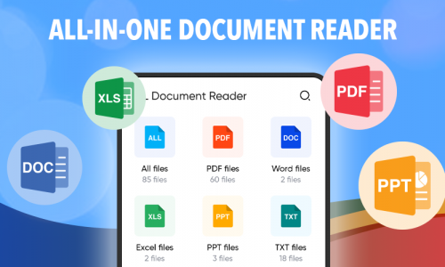 اسکرین شات 1 برنامه Document Reader & PDF Reader
