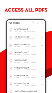 اسکرین شات 1 برنامه PDF Viewer - PDF Reader