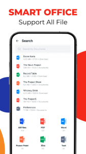 اسکرین شات برنامه All Document Reader and Viewer 7