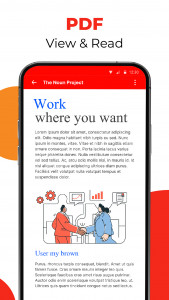اسکرین شات برنامه All Document Reader and Viewer 2