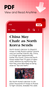 اسکرین شات 2 برنامه Document Reader & Viewer