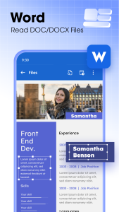 اسکرین شات 4 برنامه Document Reader & Viewer