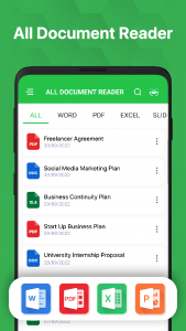 اسکرین شات برنامه All Document Reader & Viewer 1