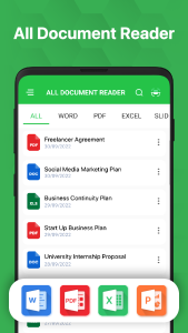 اسکرین شات 1 برنامه All Document Reader & Viewer