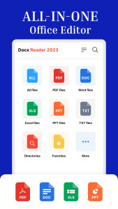 اسکرین شات 2 برنامه Docx Reader - Office Reader