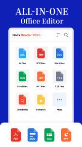 اسکرین شات برنامه Docx Reader - Office Reader 2