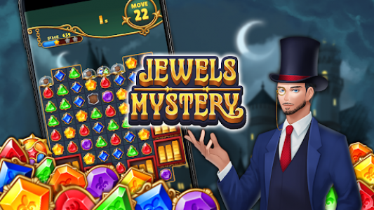 اسکرین شات بازی Jewels Mystery: Match 3 Puzzle 6