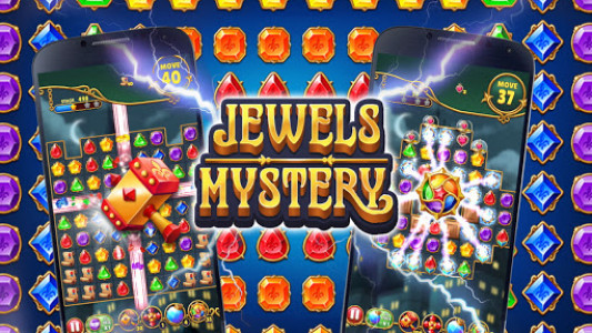 اسکرین شات بازی Jewels Mystery: Match 3 Puzzle 8