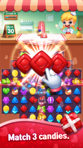 اسکرین شات بازی Sweet Candy POP : Free Match 3 Puzzle 1