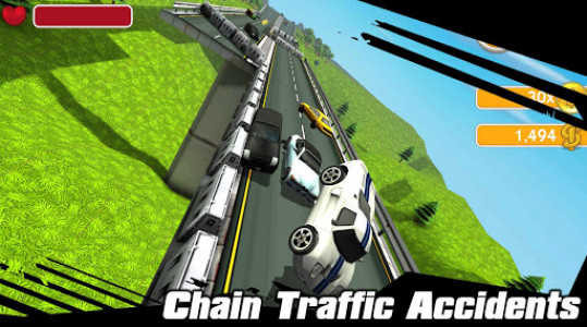 اسکرین شات بازی Traffic Crash - Highway Racer 3