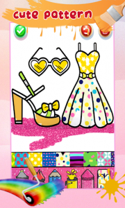 اسکرین شات برنامه Glitter Stylish Handbags Coloring Book For Girls 3