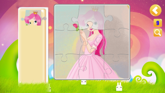 اسکرین شات بازی Princess Jigsaw Puzzle Game For Toddlers 5