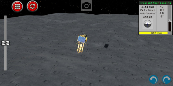 اسکرین شات بازی Chandrayaan Space Simulator 2