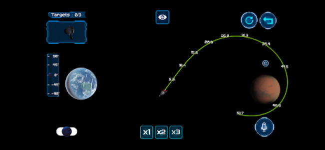 اسکرین شات بازی Space Rocket Launch & Landing X 3