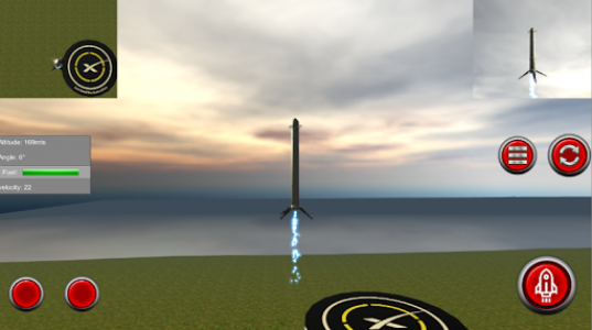 اسکرین شات بازی Space Rocket Launch & Landing X 2