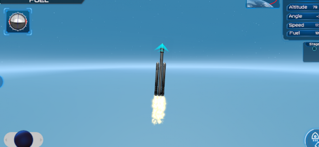 اسکرین شات بازی Space Rocket Launch & Landing X 1