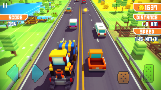 اسکرین شات بازی Blocky Highway: Traffic Racing 4