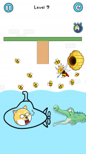 اسکرین شات 1 بازی Doge Rescue: Draw To Save