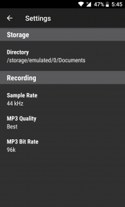 اسکرین شات برنامه Dictaphone - Audio Recorder 4