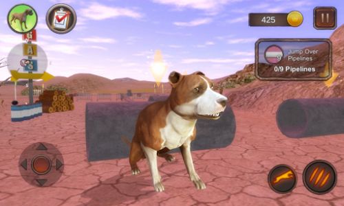 اسکرین شات بازی AmStaffs Dog Simulator 3