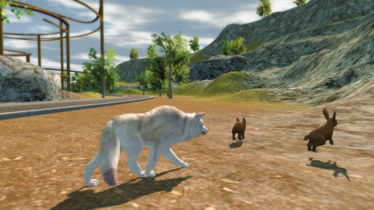 اسکرین شات بازی Wolf Dog Simulator 4
