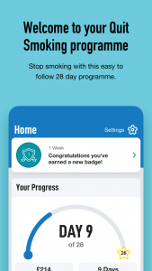 اسکرین شات برنامه NHS Quit Smoking 4